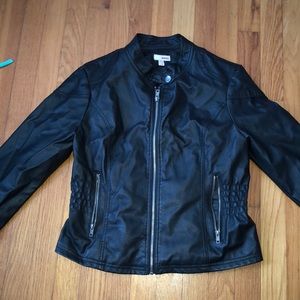 NWOT Faux Leather Jacket